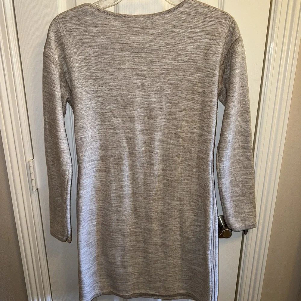 Athleta Retreat Oatmeal Marled Heathered‎ Sweater Dress Women's S
